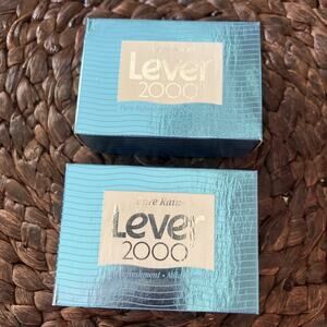 Lot Of 2 Lever 2000 Pure Rain Refreshment Bar Soap Mild Formula 4.5 Oz 2001